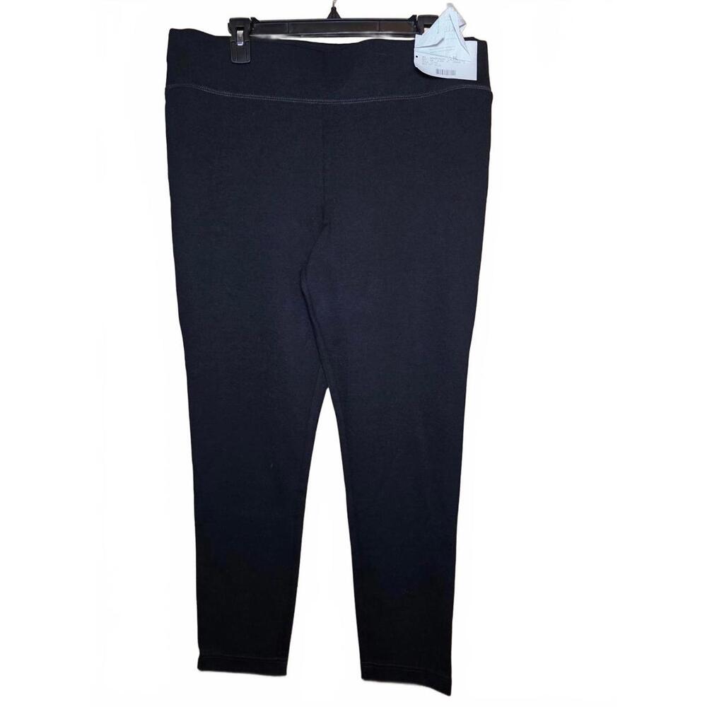 I.N.C. INTERNATIONAL CONCEPTS PETITE PULL-ON SEAMLESS LEGGIN DEEP BLACK 16P